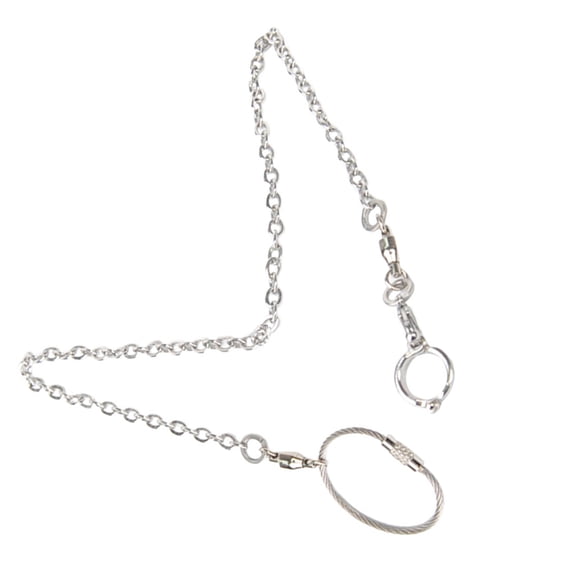 Hemoton Bird Foot Chain Flying Stainless Steel Harness Leash Outdoor Parrot Ankle Foot Ring Accessories Bird Harness Leash Prevent Escaping