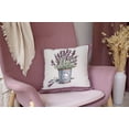 thumbnail image 4 of STPgoods Lavender Bucket Tapestry Throw Pillow with Insert 18x18" (45x45 cm) Decorative Couch and Sofa Cushion for Living Room Bedroom Square Pillowcase, 4 of 8