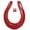red, variant on Pearl Fashion Exaggerated Women's Beaded Collarbone Multi-Layered Necklace-Purple