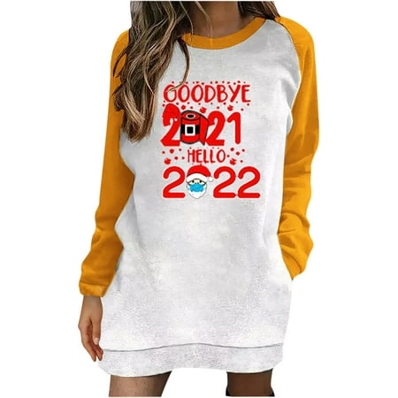 

Oversized Sweatshirt for Womens Long Xmas Funny Printed Soft Shirts Tops Stylish Fall Raglan Blouses