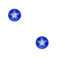 thumbnail image 1 of ziyahi RISK Road Bike Professional Rustproof Headset Cover Aluminum Alloy High Strength Stem Top Caps Cycling Headset Accessories Blue Star Thorn 2Set, 1 of 6
