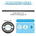 thumbnail image 2 of Unique Bargains 100 Pcs 12mm (1/2") Plastic Binding Combs 90 Sheet Capacity 21 Rings, Black, 2 of 6