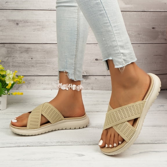 Willtoo Orthopedic Sandals for Women Comfortable Recovery Slides with Arch Support Slides Slippers Women Summer