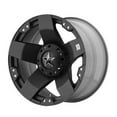 thumbnail image 2 of 18" Black XD775 Rockstar Wheel by KMC Wheels XD77589035300, 2 of 2