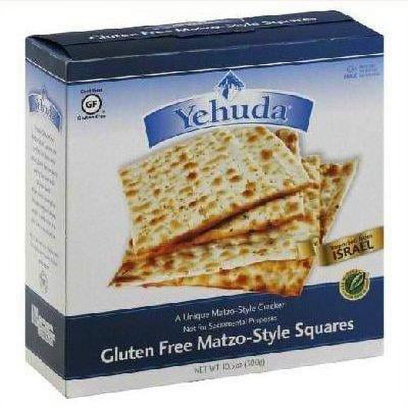 12 Pack Yehuda Matzo Style Squares, Gluten Free, 10.5000ounces