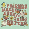thumbnail image 2 of Girl's Disney Friends Make Every Thing Better  Graphic Tee Mint Medium, 2 of 4