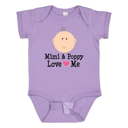 

Inktastic Mimi and Poppy Love Me Outfit Gift Baby Boy or Baby Girl Bodysuit