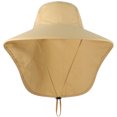 thumbnail image 1 of Casquette de Pêche à Grand Bord, Chapeau de Soleil avec Rabat de Nuque pour Voyage, Camping, Randonnée, Bateau, 1 of 8