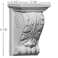 thumbnail image 2 of Ekena Millwork 3 7/8"W x 2 3/4"D x 5 7/8"H Legacy Acanthus Corbel, 2 of 5