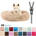 thumbnail image 2 of Round Large Dog Sofa Bed with Zipper Washable Cover Pet Bed Cat Bed Mats Winter Warm Sleeping Pets Net Cushion Dogs Supplies ShopWise Round, 2 of 25