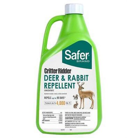 Safer Brand Critter Ridder Animal Repellent Concentrate For Deer and Rabbits 32 oz