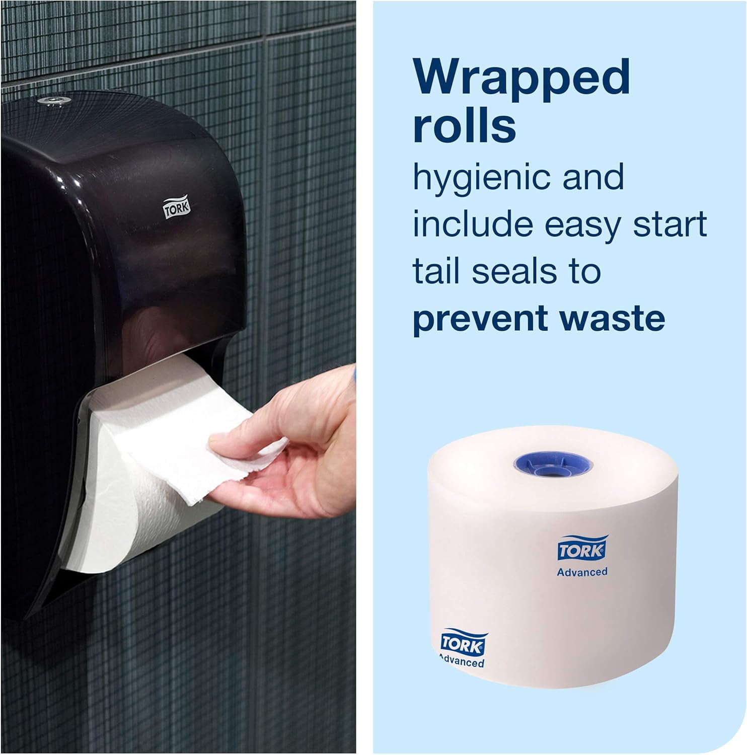High-Capacity Toilet Paper Roll White T26, Advanced, 2-Ply, 36 x 1000 sheets, 110292A