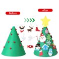 thumbnail image 4 of Felt Christmas Tree Set 3D DIY Christmas Decorations Clearance, Xmas Wall Hanging Ornaments Gifts for Kids Christmas Home Door Decorations, 4 of 7