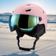 thumbnail image 5 of Casco de esquí de invierno, casco de snowboard con gafas protectoras, casco de esquí, casco de seguridad de espuma EPS para hombres, mujeres y jóvenes, 5 of 6