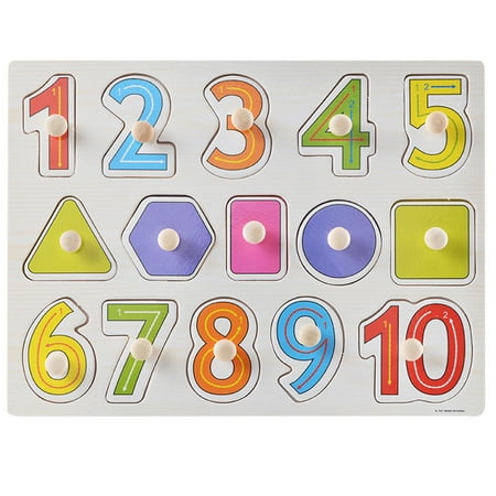 Collection Alphabet Design Board 30cm Children Wooden Early Learning Hand Grasp Puzzle Toys Alphabet Cognitive Jigsaw Boards A101 ()