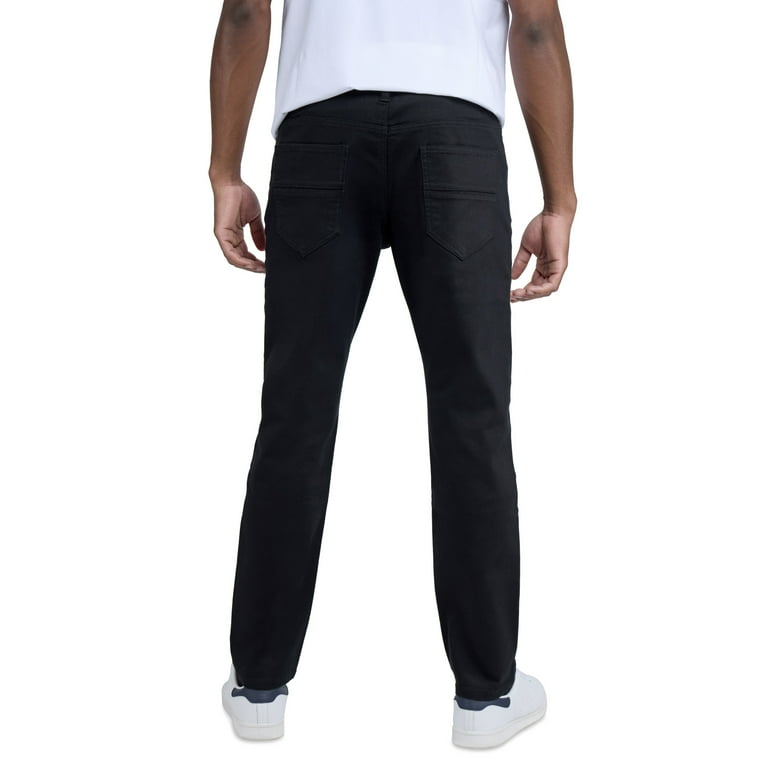 phenomenon Röntgen pants X RAY JEANS Mens Slim Fit Stretch Commuter Pants, Black