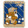 thumbnail image 2 of Montana State Bobcats The Northwest Company College Full Back 36" x 46" Woven Baby Blanket, 2 of 2