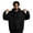 2# Black, variant on Men Hoodie Sweatshirt Pullover With Kangaroo Pocket Lightweight Casual Hooded Top Apparel For Spring Fall Wear