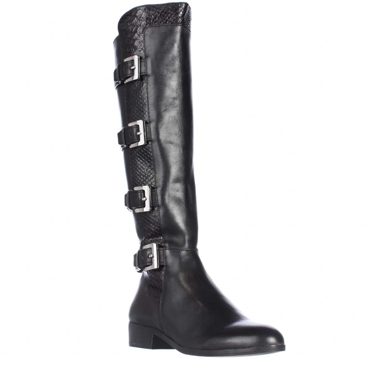 michael kors knee high boots black