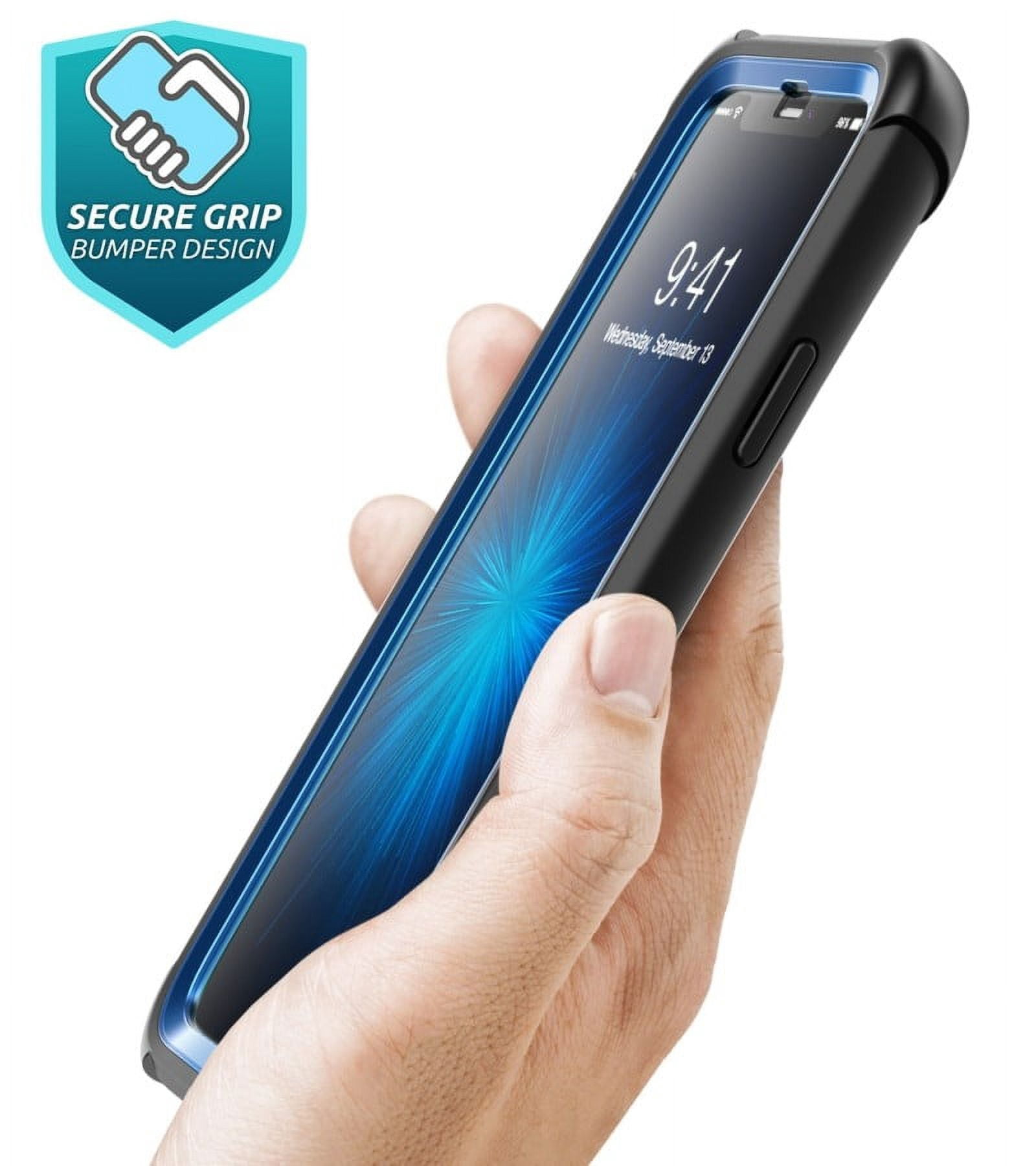 iPhone XS Max Case, i-Blason [Ares] Full-body Rugged Clear Bumper Case with Built-in Screen Protector for iPhone XS Max Case (2018 Release)