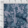 thumbnail image 2 of oneOone Georgette Viscose Teal Blue Fabric Tropical Diy Clothing Quilting Fabric Print Fabric By Yard 42 Inch Wide, 2 of 4