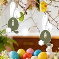 thumbnail image 5 of HaoXun Easter Wooden Bunny Ear Letter Hanging Ornament - Multicolor Printed Decoration for Easter Party Home Wall Door Window Decor, 5 of 6
