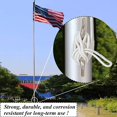 thumbnail image 5 of Gancho de clavo de acero inoxidable de 4 piezas Gancho de cuerda para asta de bandera de 100 mm Gancho de clavo de cuerda, utilizado para sujetar la cuerda al asta de la bandera, visera solar, persian, 5 of 5