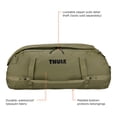 thumbnail image 3 of Duffel Bag Thule Chasm 130L Waterproof, Olivine, 3 of 7