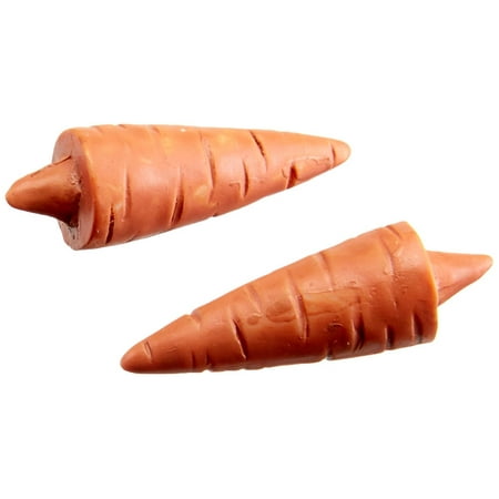 Large Carrot - Carrot Nose 2/Pkg-Straight 1-1/4