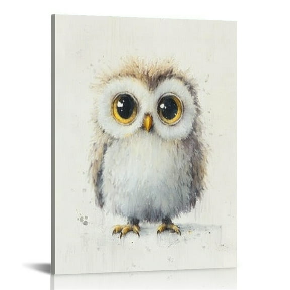 Autua Owl Wall Decor Canvas Art for Living Room Bedroom Home Office 12x16 in