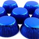 thumbnail image 2 of Revestimientos metálicos para cupcakes, papel de aluminio azul marino, vasos de papel para hornear muffins, 198 Uds., bandeja de papel para pasteles a prueba de aceite de papel de aluminio e, 2 of 5
