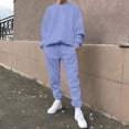 thumbnail image 2 of CONFREE Mens 2 Peice Sweatsuit Casual Men's Jogging Tracksuit Set Solid Pullover Sweatshirts Pants Athletic Sweat Suit for Men, 2 of 5
