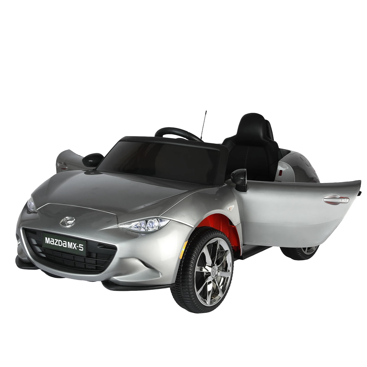 CIPACHO Licensed MAZDA MX-5 RF,12V Powered Ride On Car with 2.4G Parents Remote Control, Electric Toy Car for Kid 3-6, Gray CIPACHO Licensed MAZDA MX-5 RF,12V Powered Ride On Car with 2.4G Parents Remote Control, Electric Toy Car for Kid 3-6, Gray