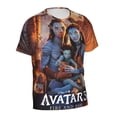thumbnail image 4 of Avatar Shirt 3d Printed T Shirt Crewneck Short Sleeve Top Tees For Mens, 4 of 8