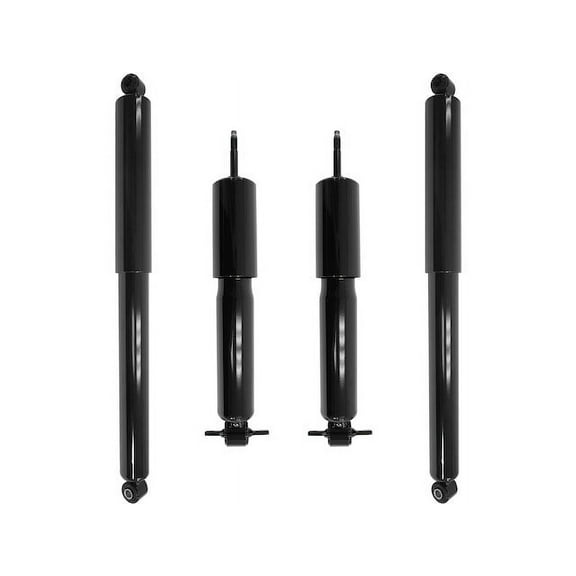 Front and Rear Shock Absorber Kit - 4 Piece - Compatible with 1998 - 2011 Ford Ranger RWD (Excludes Models with High Ryder Option) 1999 2000 2001 2002 2003 2004 2005 2006 2007 2008 2009 2010