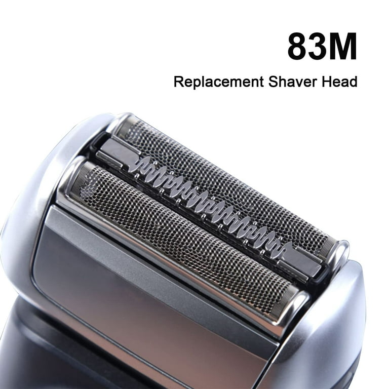 General 83M Shaver Cutter & Foil Compatible For Men's Electric Foil Shavers  Braun Series 8 8370cc 8320s,8325s, 8330s, 8340s, 8345s, 8350s, 8370cc,  8371cc, 8380cc, Silver 