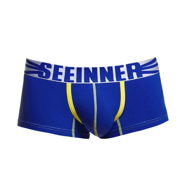 Betiyuaoe Men's Boxer Briefs Underwear Shorts Boxers Underpants Soft Briefs  BK/L 