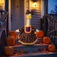 thumbnail image 1 of Disfraz de ganso para porche de Halloween para ganso de 58 cm (23 pulgadas) – Bonita decoración navideña con sombrero, tela de poliéster para exhibición en patio, jardín o césped., 1 of 7