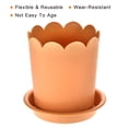 thumbnail image 4 of Maceta de plástico Unique Bargains 6.7 Pulgadas Amarillo 2 Paquetes, 4 of 7