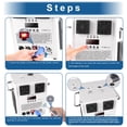 thumbnail image 6 of JAJALUYA 2Pack Cold Spark Machine DMX Firework Machine 3-16ft Adjustable for Wedding Stage Party DJ Disco, White, 6 of 10