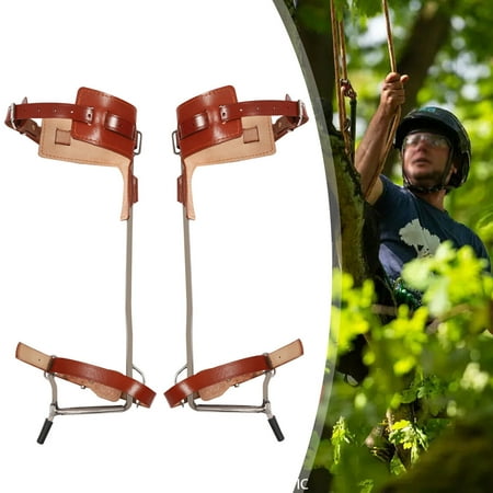 NEW Tree Climbing Spike Pole Climbing Spurs Tool Climber Strap Gaffs Adjustable