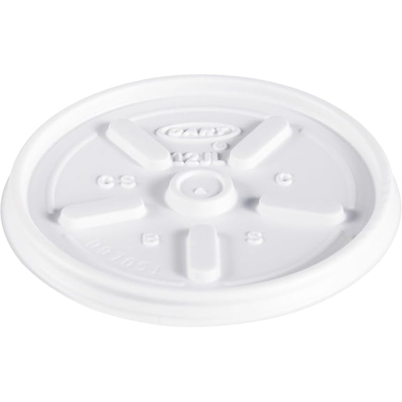 Dart 12JL White Vented Lid (kklefc of 1000)