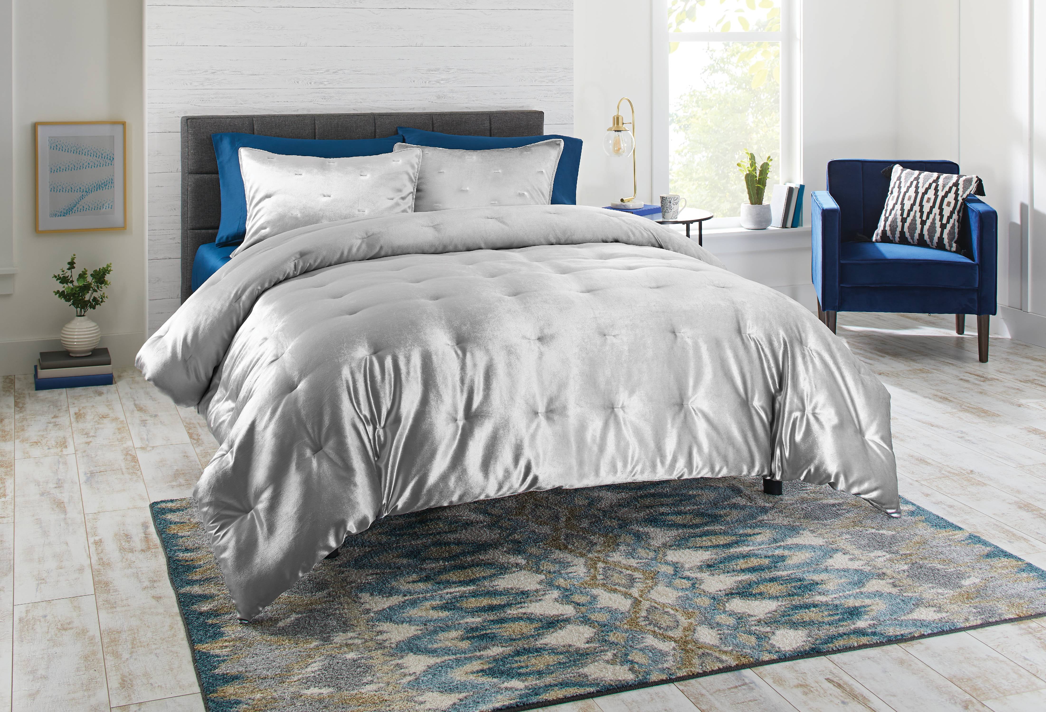 Velvet Pintuck Comforter Set, Better Homes And Gardens Queen Bed Set