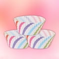 thumbnail image 3 of Paquete de 100 moldes de papel biodegradables para hornear para delicias y fiestas. Mini moldes para cupcakes, 3 of 7