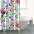 thumbnail image 5 of Waterproof Pioneer Shower Curtain 72x84 Inch Colorful Floral Polyester Unique Shower Curtain for Bathroom Hotel Home Decor with 12 Plastic Hooks, 5 of 5