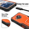 thumbnail image 5 of ExoGuard For Nokia 8 V 5G UW Case, Phone Case with Screen Protector and Kickstand (Orange), 5 of 7