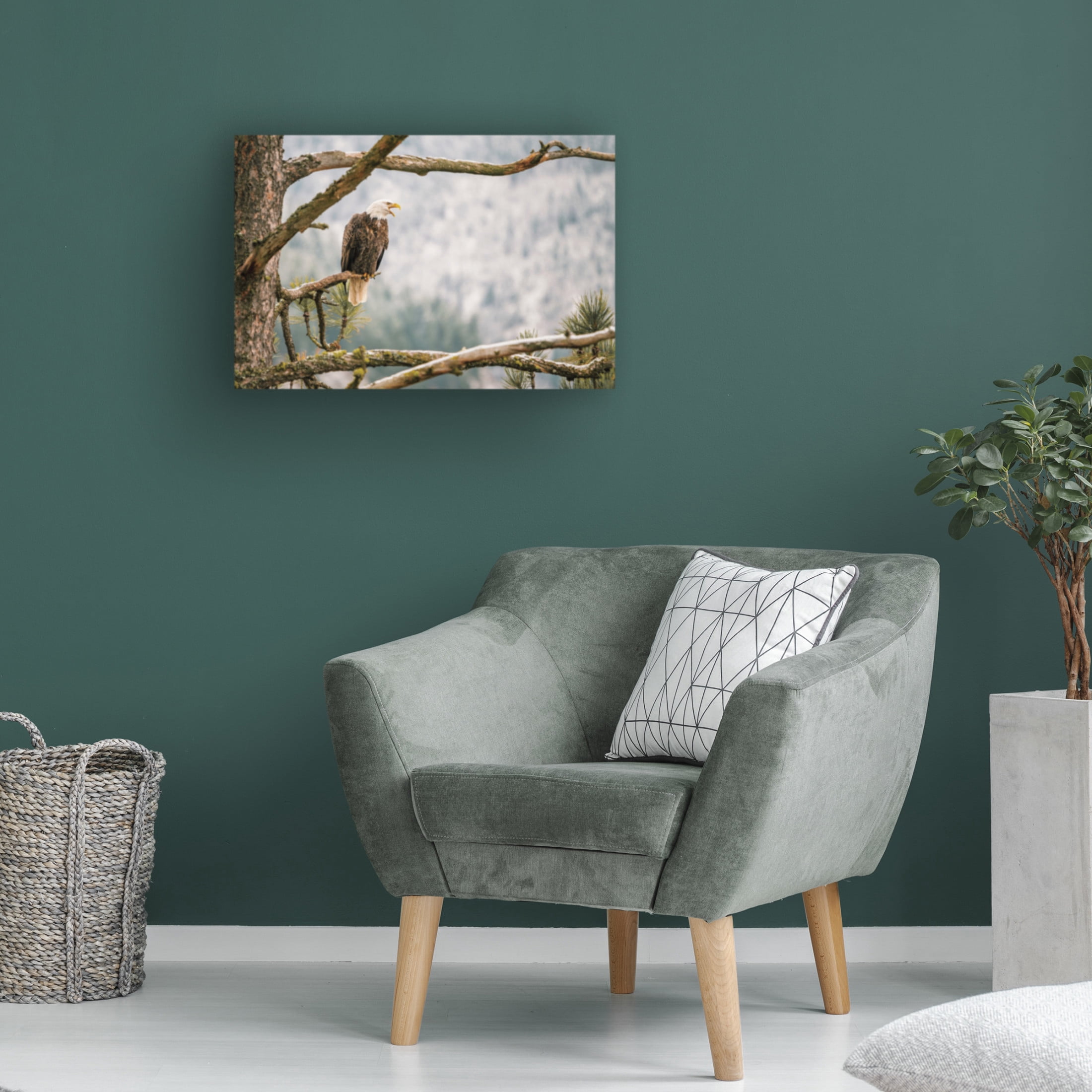 Canvas Wall Art - Krista Broadway 'Trail' Wall Art for Living Room, Bedroom, or Office Décor by Trademark Fine Art - 32 x 22 Inches