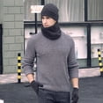 thumbnail image 2 of Bufanda de invierno, gorro, guantes, cómodos y cálidos guantes de punto de tres piezas, bufanda de lana, traje cálido, 2 of 5