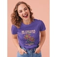 thumbnail image 2 of Create Every Day Shaped T-Shirt Women -Image by Shutterstock, Female Large, 2 of 4