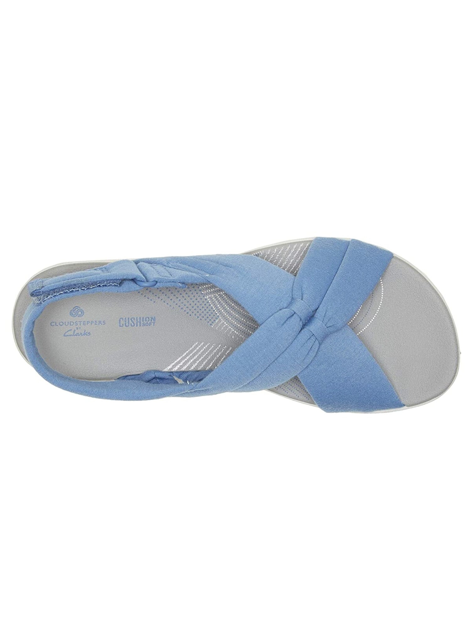 CLOUD STEPPERS BY CLARKS Womens Blue Adjustable Comfort 1